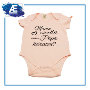 Baby Body mit Wunschaufdruck