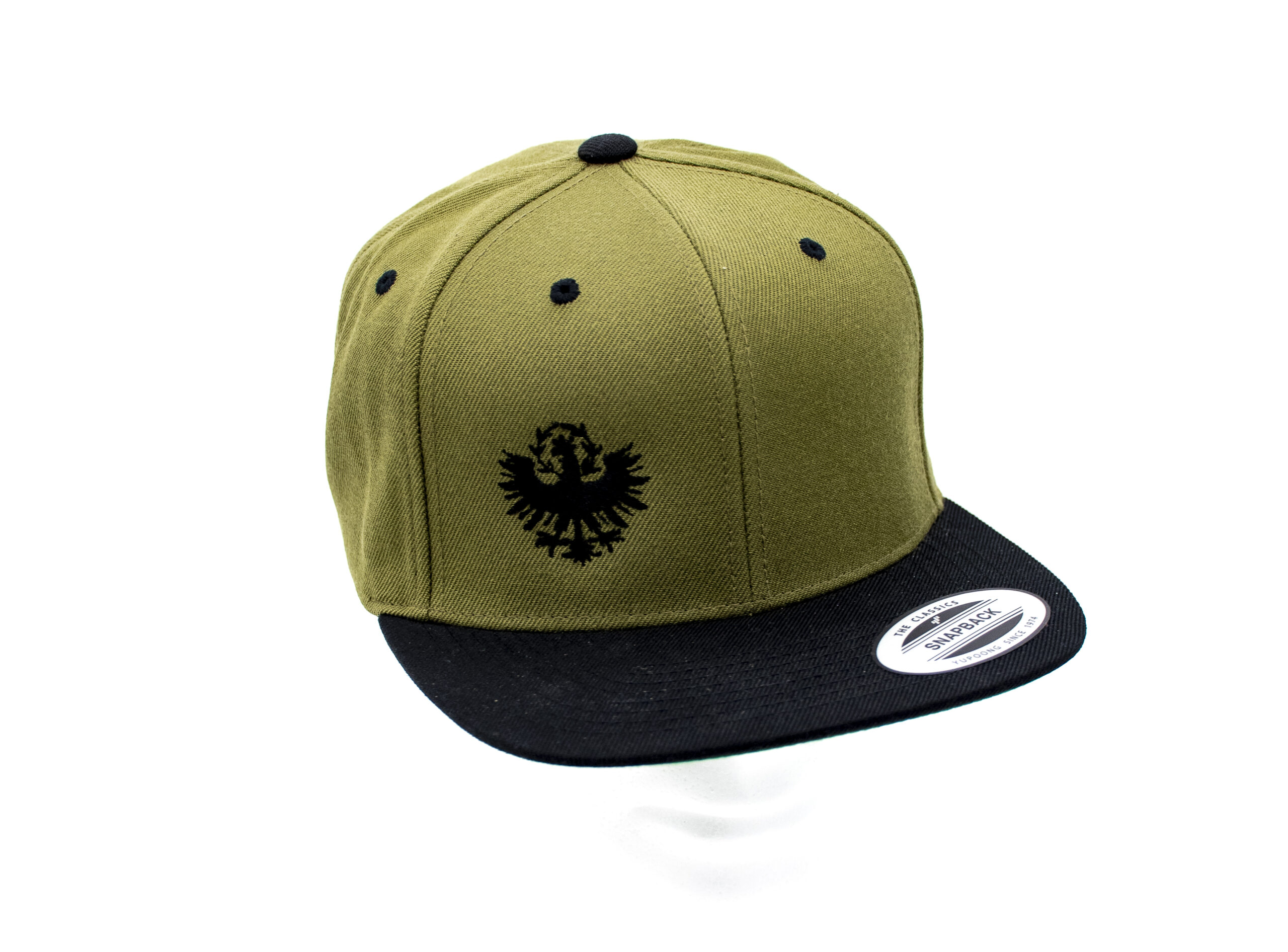 Snapback-Heimatliebe-Tiroler-Adler-grün-schwarz-aewerbetechnik