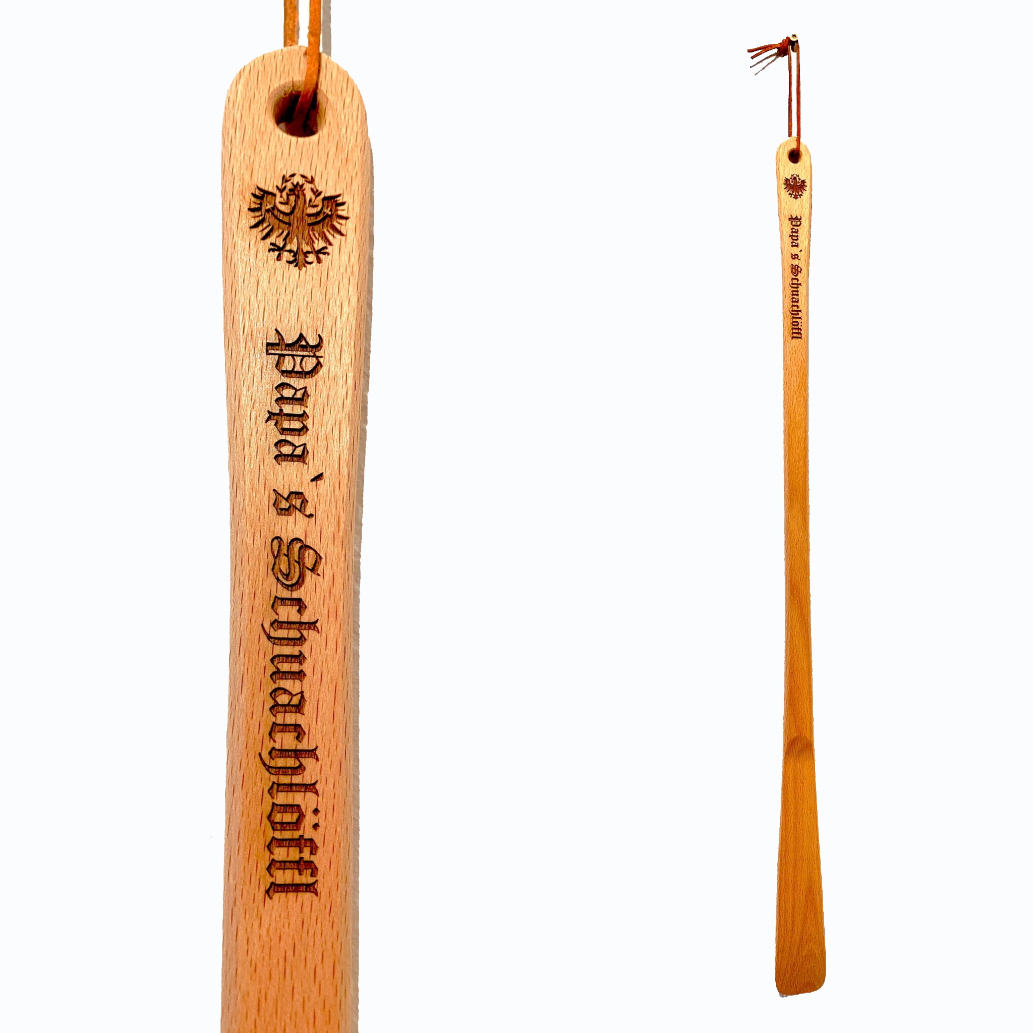 Holzschuhlöffel_kompie Holzschuhlöffel inklusive Wunschgravur