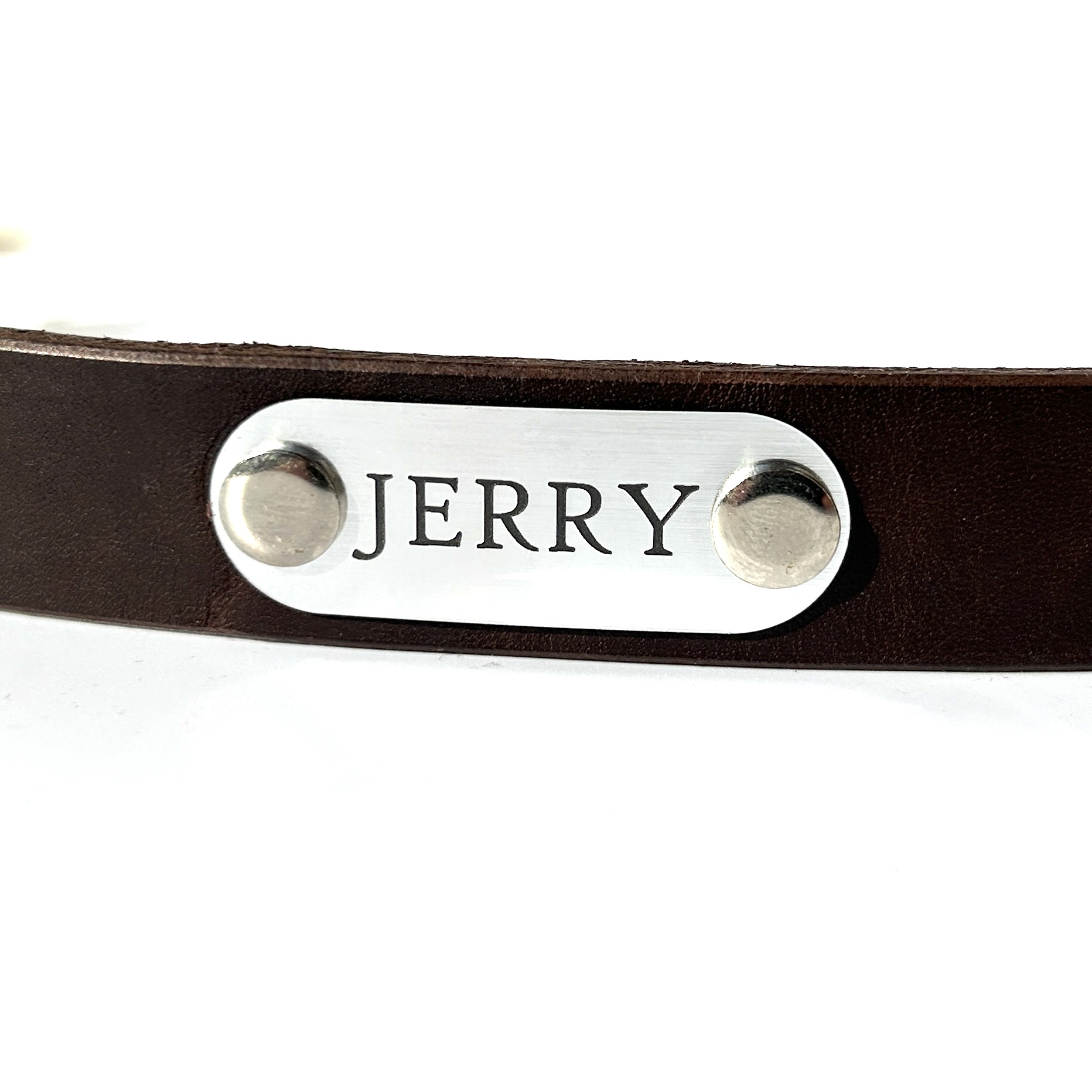 Handgemachtes personalisiertes Hundehalsband von AE-Werbetechnik