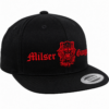 Snapback Milser Gangga in Schwarz, Schrägansicht von rechts