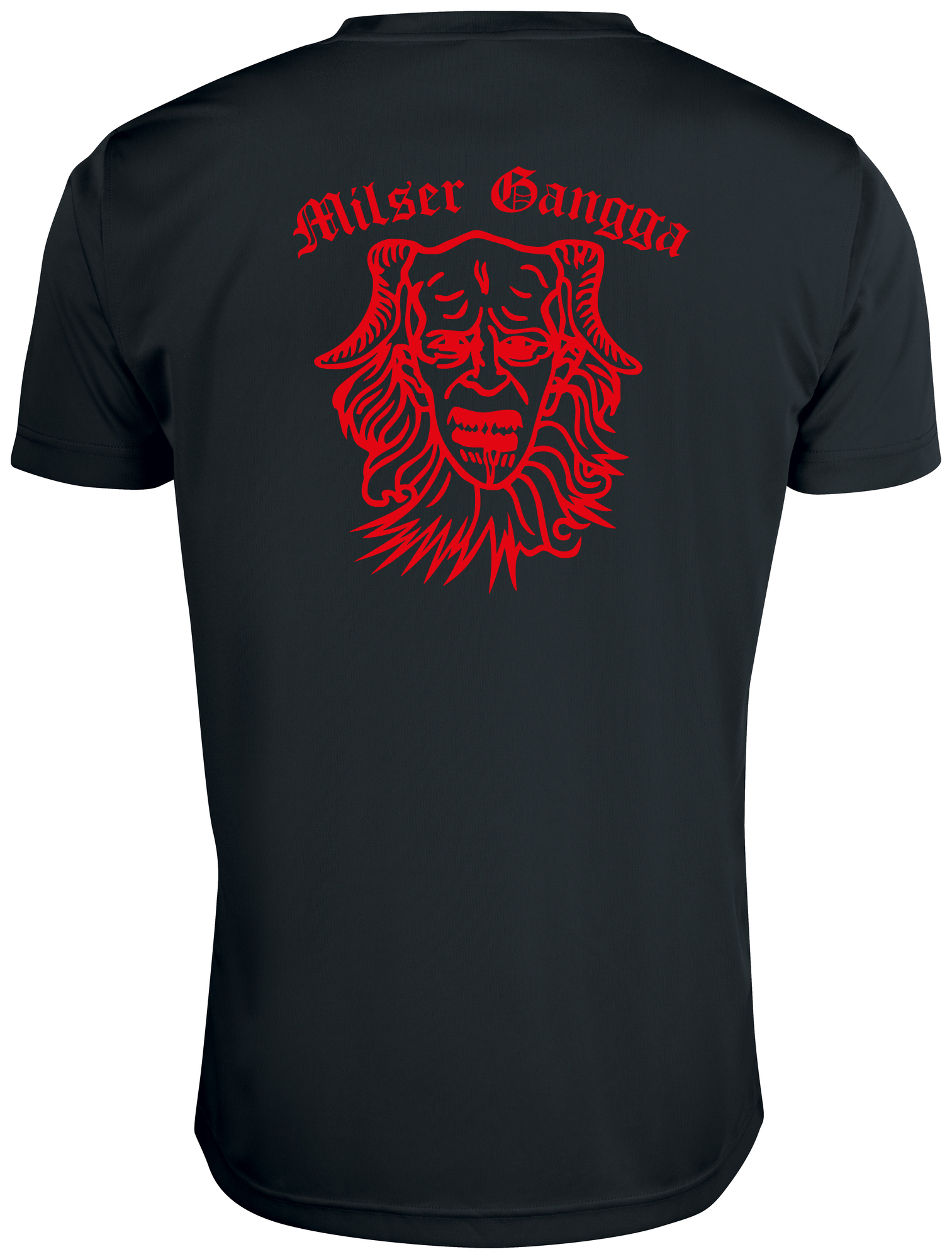 Funktions T-Shirt Milser Gangga in Schwarz, Rückansicht