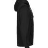 Hoody mit Kapuze Milser Gangga in Schwarz, Seitenansicht