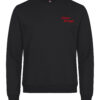 Pullover Milser Gangga in Schwarz mit Gangga-Logo, Vorderansicht