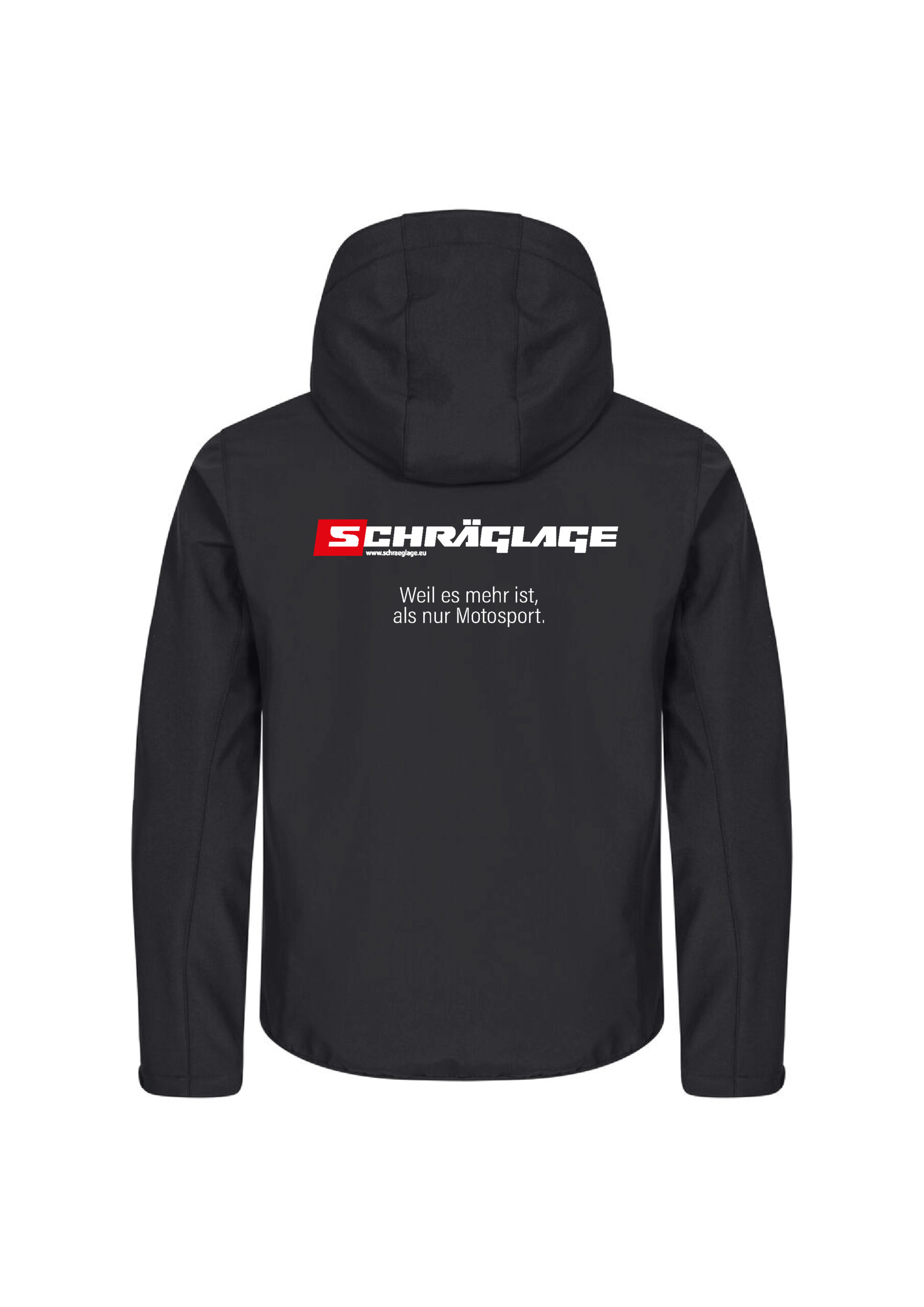 Softshelljacke-Schräglage Back by AE-Werbetechnik